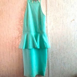 Light teal dress